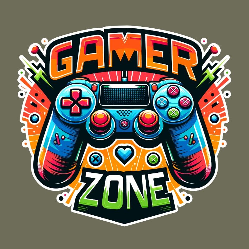Gamer Zone - Controller Illustration