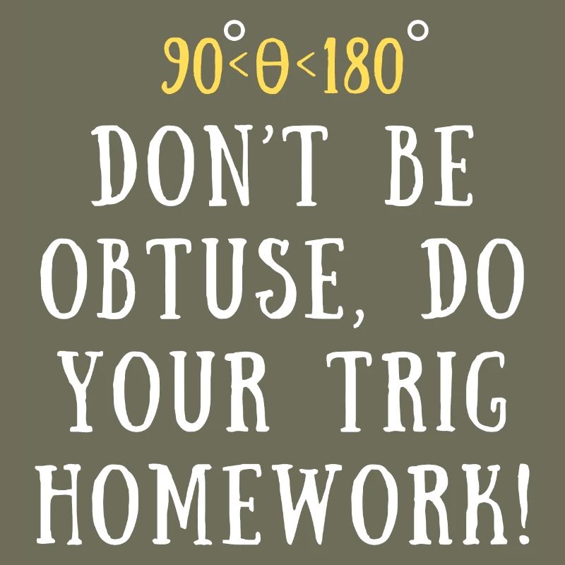 Funny Trigonometry Quote | Math Lovers Gifts