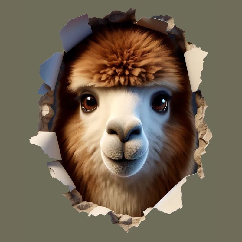 Alpaca Head in Hole 3