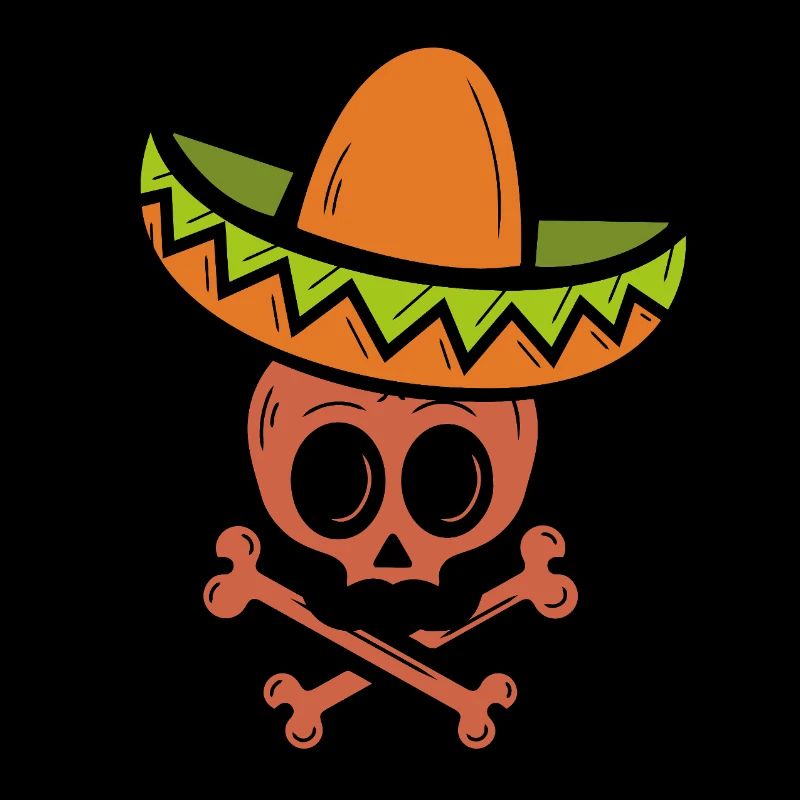 Sombrero Skull & Crossbones