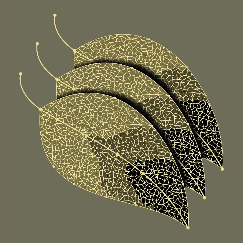 Feuilles décoratives