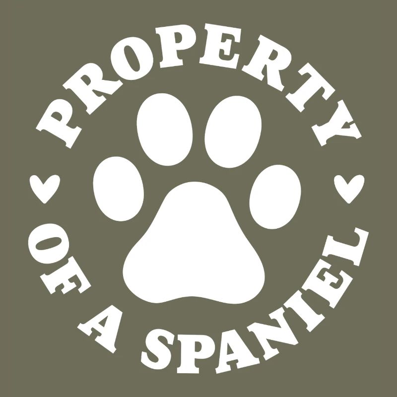 Eigentum eines Spaniels