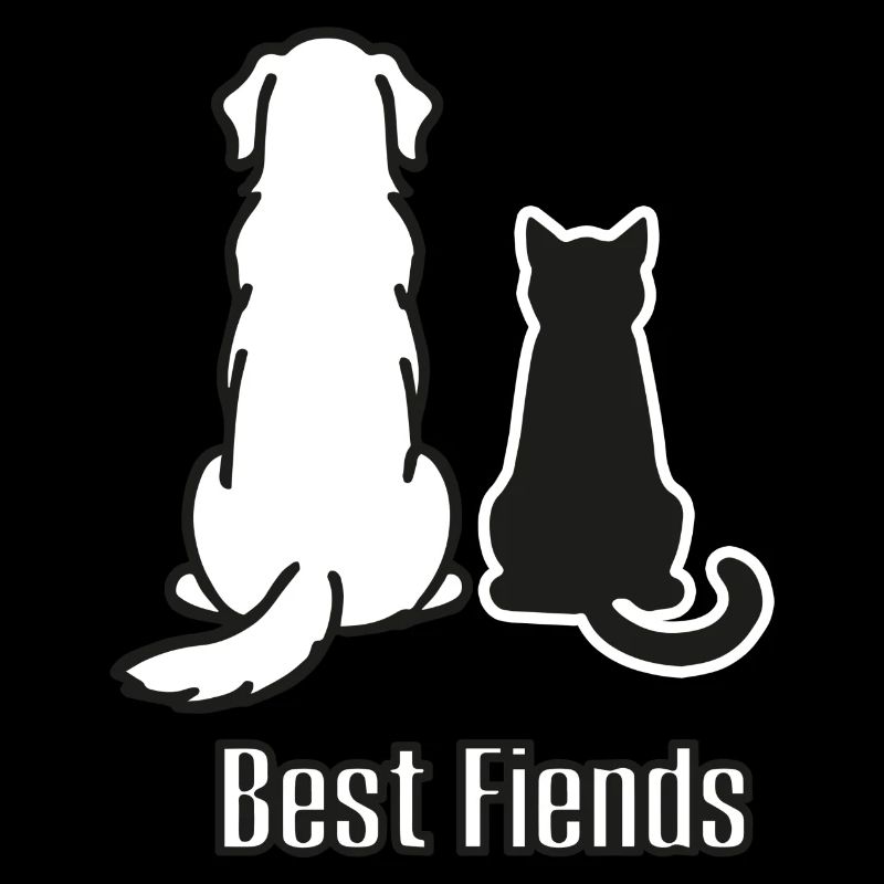 Hund & Katze - "Best Fiends" Design