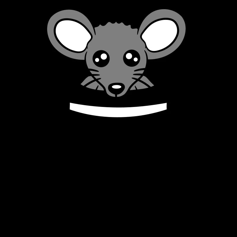 souris en chapeau de sorcier chapeau haut de forme petite souris mignon