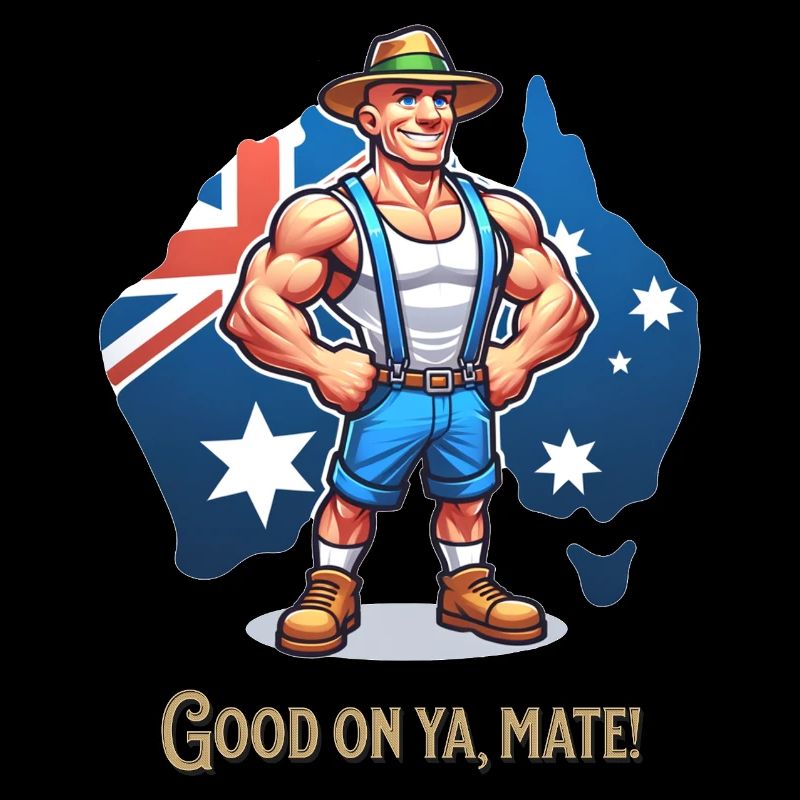 Australia Funny Design