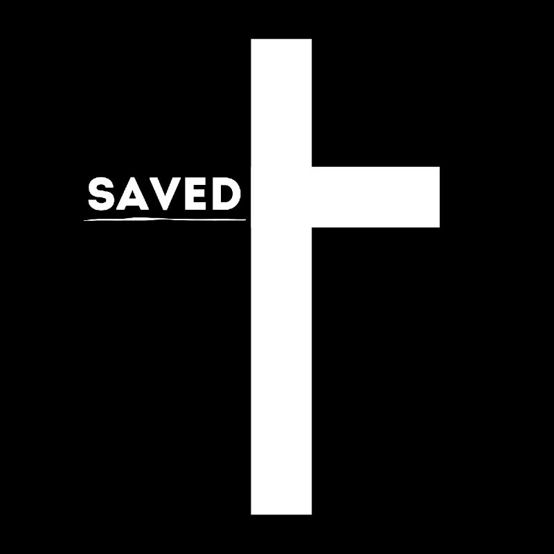 'Saved' Cross Design – Standout Christian Apparel
