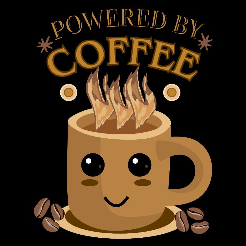 Kaffee Power Becher Motiv