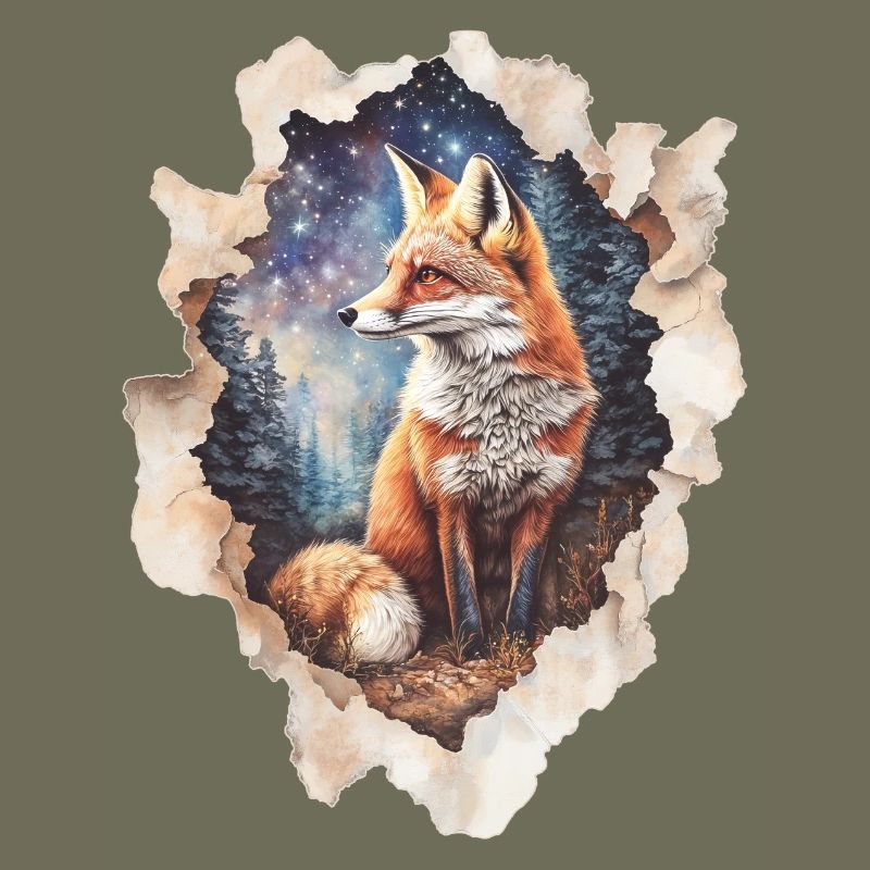 Fox Starry Sky