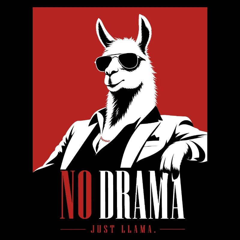Pas de drame, juste Lama rétro Lama