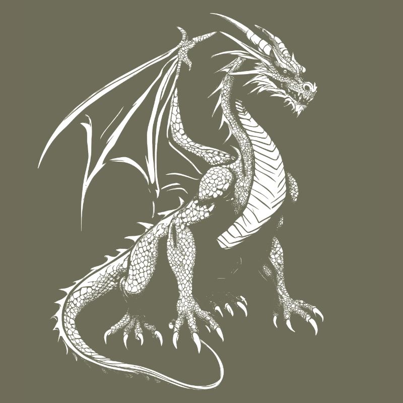 Dragon Dragon White Mythical Creature