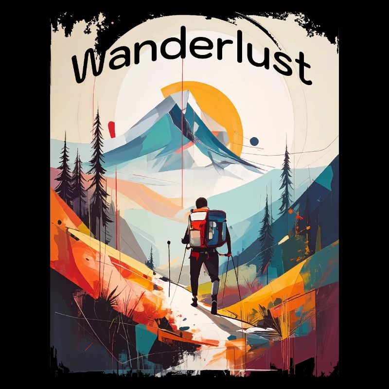Wanderlust abstrakt
