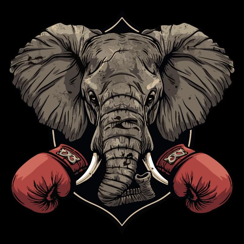 Elephant Boxer MMA Logo