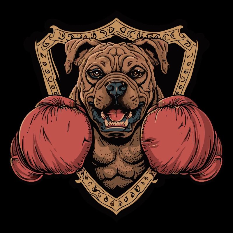 Hund Boxer MMA Logo