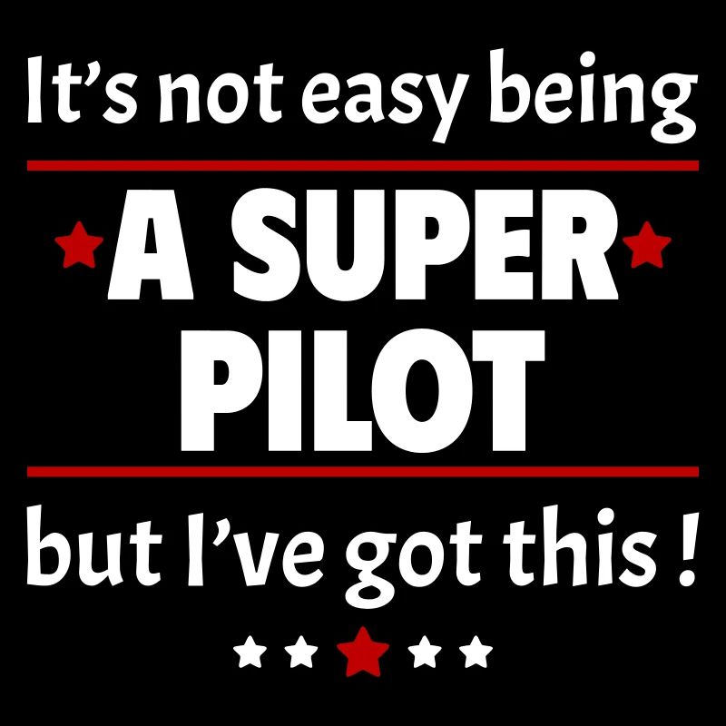 Not easy to be a super pilot!