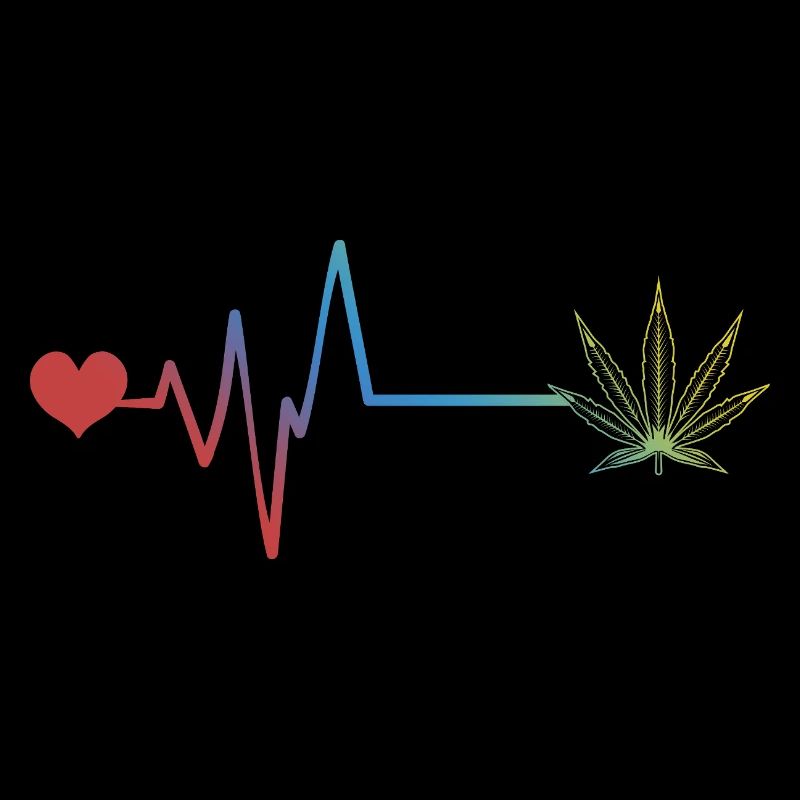 Feuille de chanvre Pulse Heartbeat Cannabis