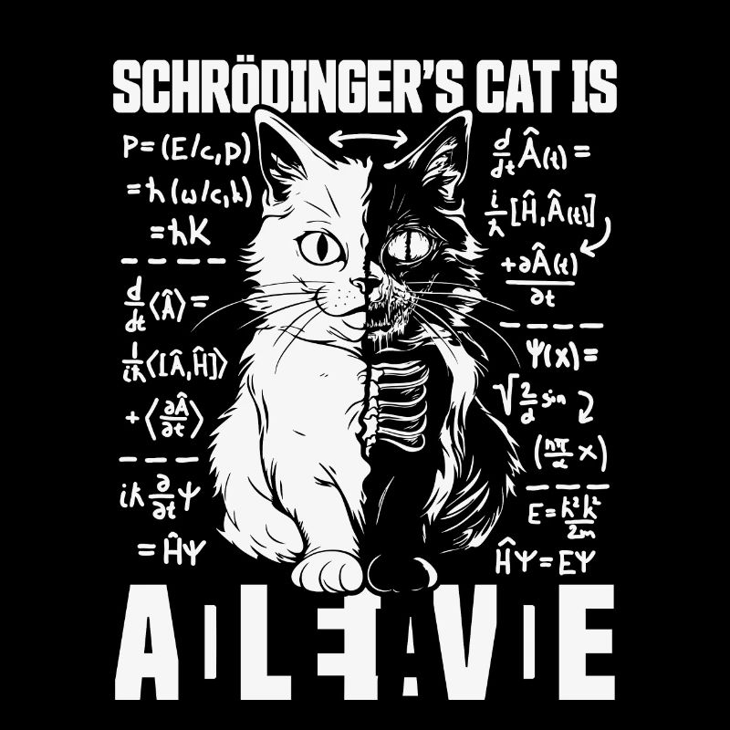SCHRÖDINGERS KATZE DEAD AND ALIVE QUANTEN PHYSIK