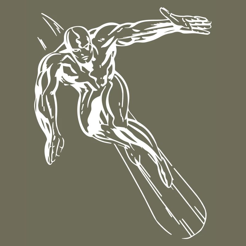 Surf, planche de surf, SilverSurfer - Design