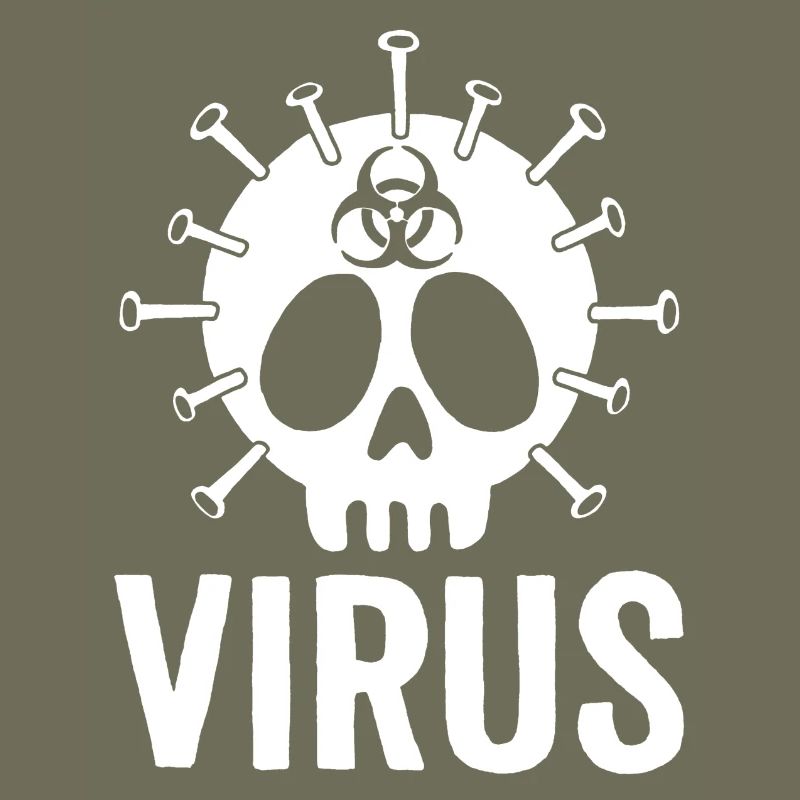 Crâne de virus