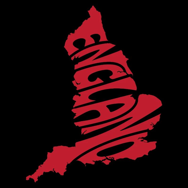 Red Map of England