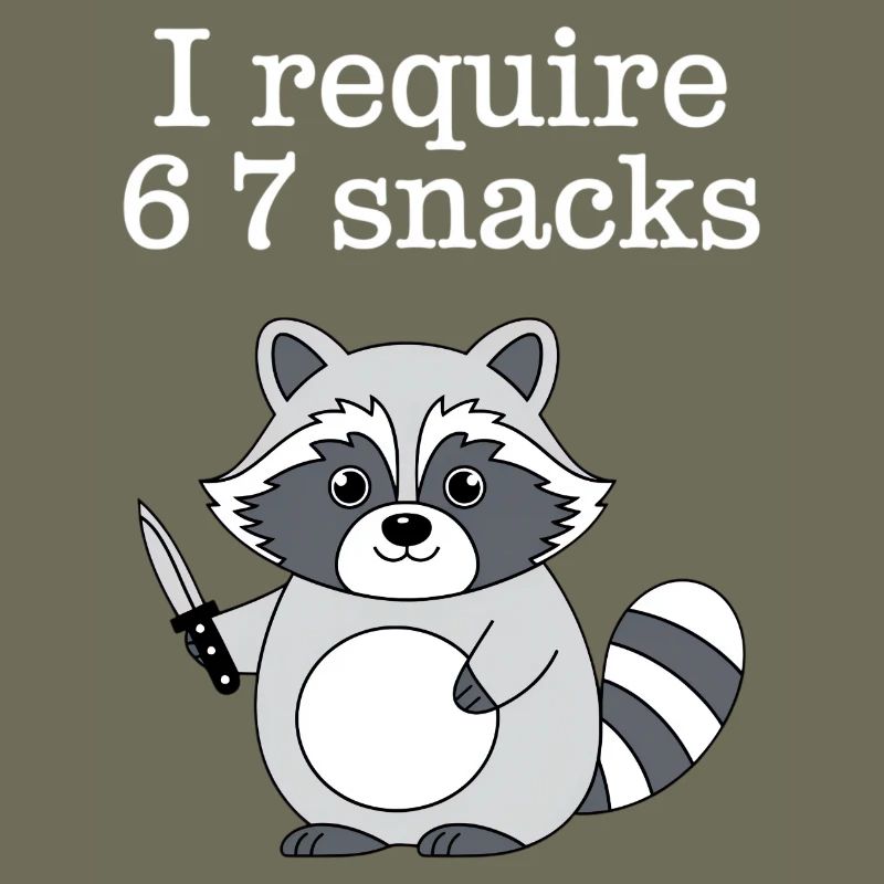 6-7 Internet Meme Cooler 6 7 Waschbär