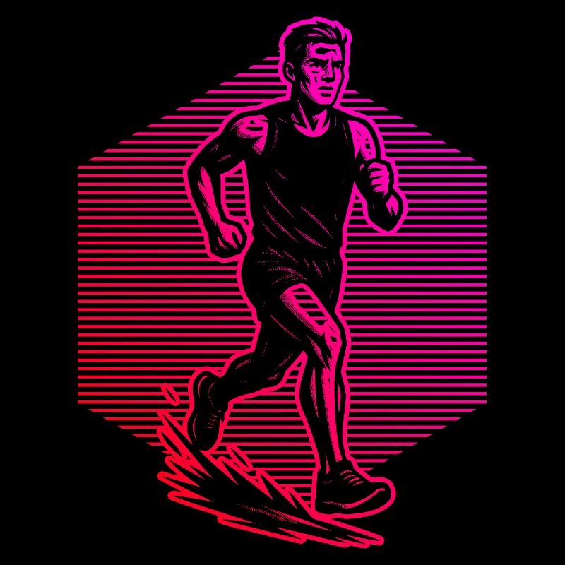 Illustration de course pour la course