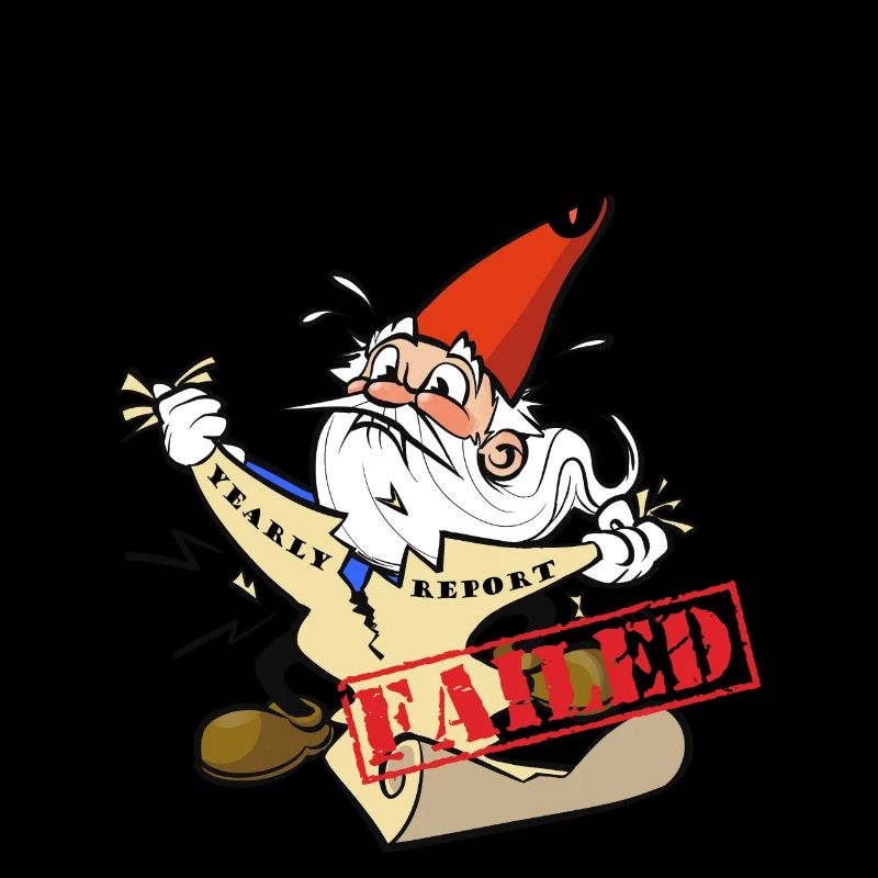 Chocked Xmas Gnome