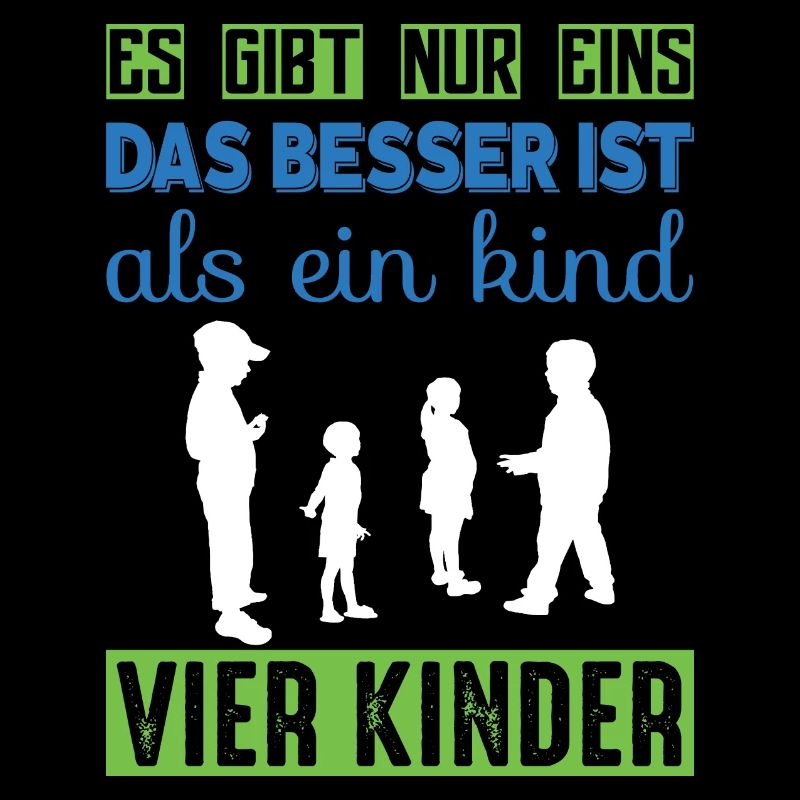 Vier Kinder