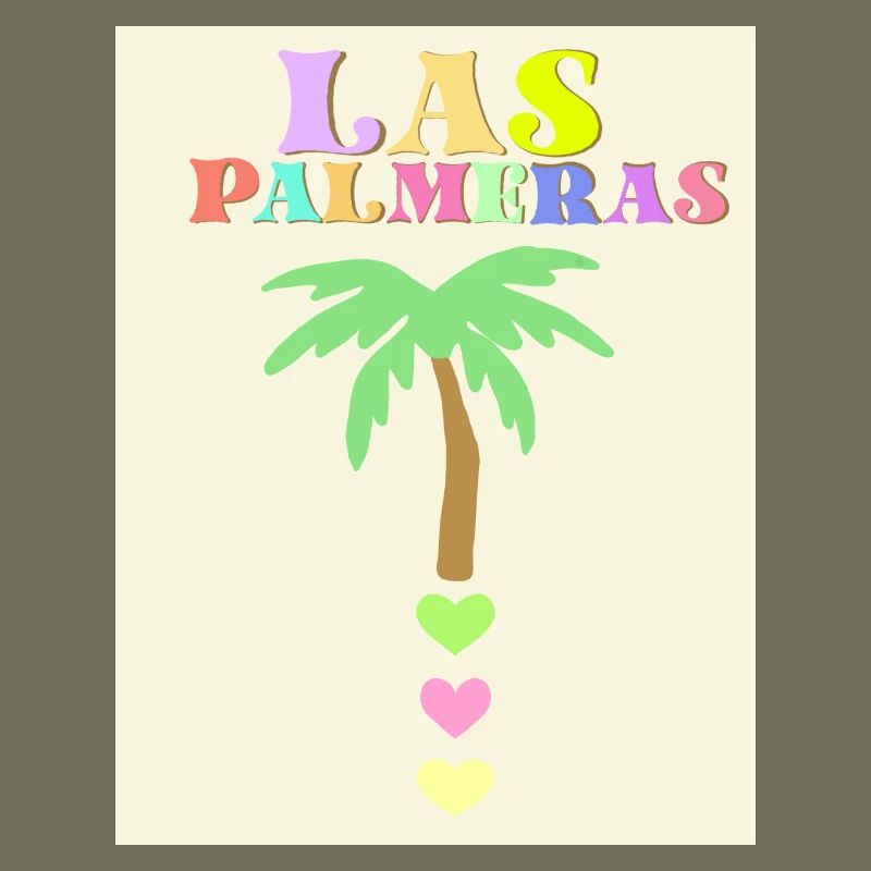 Pastel palm