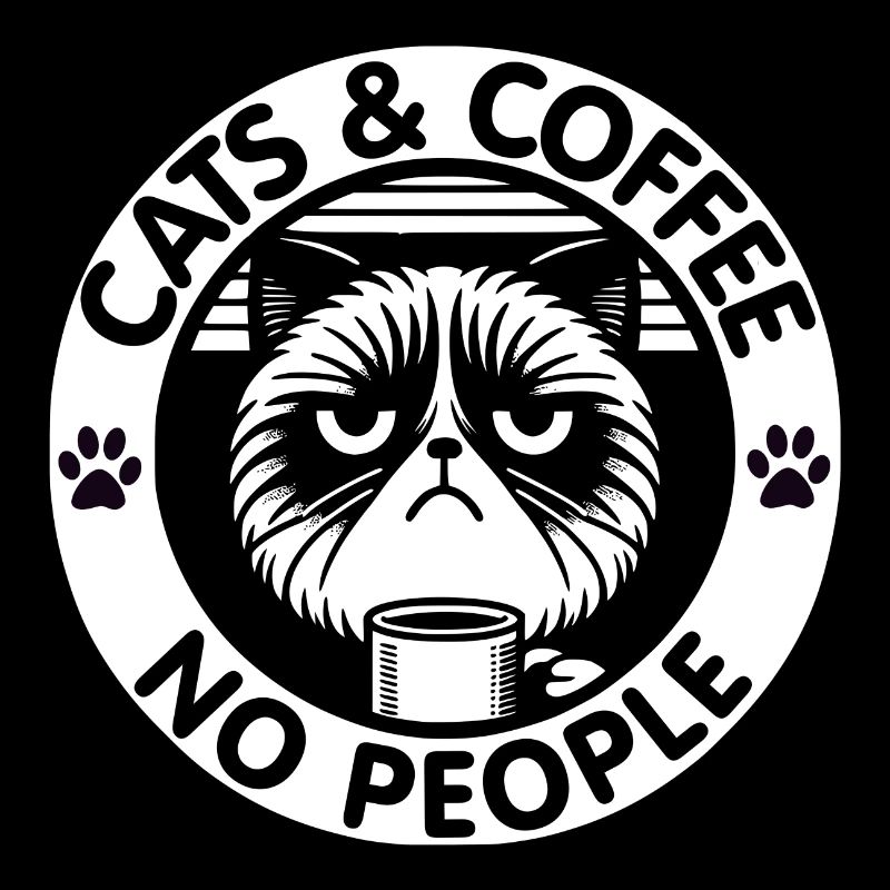 Le chat et le café, pas les gens