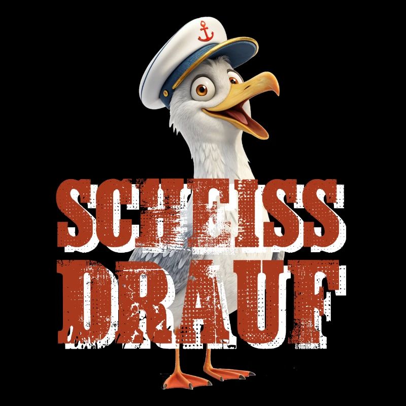 Scheiß drauf Möwe