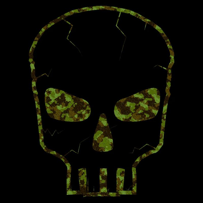 Camo Skull green