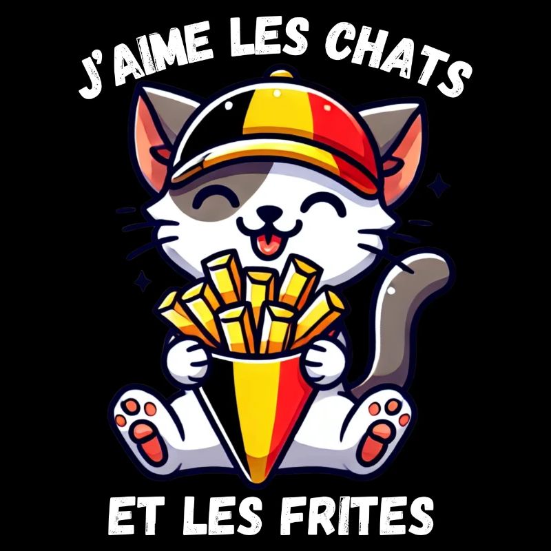 J'aime les chats et les frites
