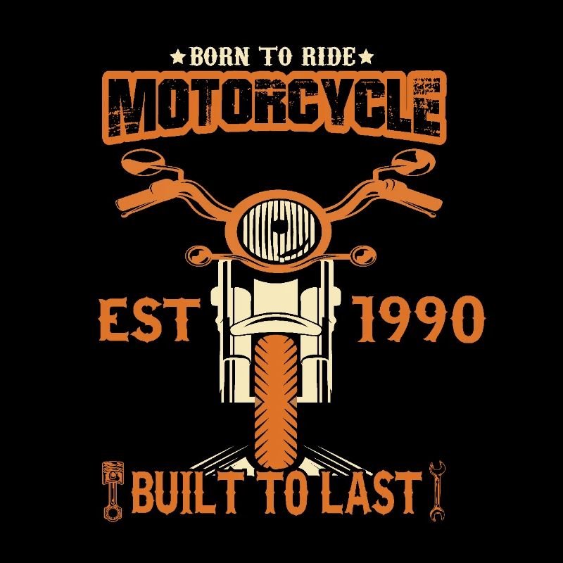 Born in 1990 Motorcycle Biker
