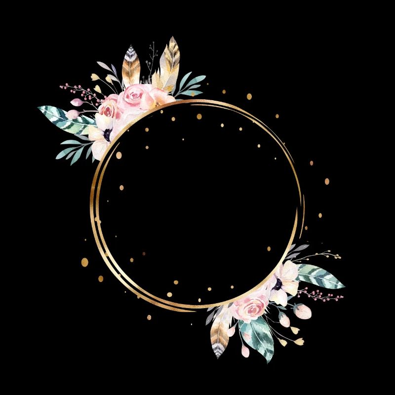 boho flower wreath