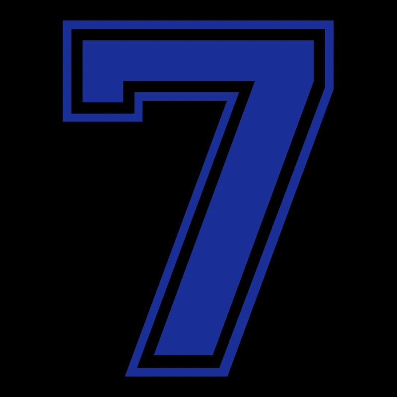 7 - Nummer - Zahl