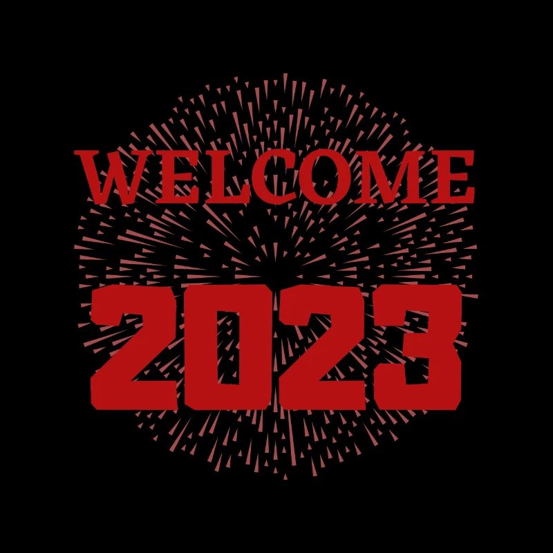 Willkommen 2023 rot
