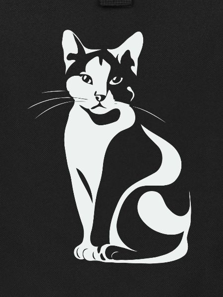 Katze Minimalistisch