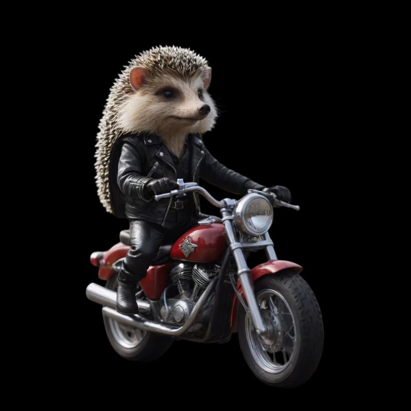 Herisson motard