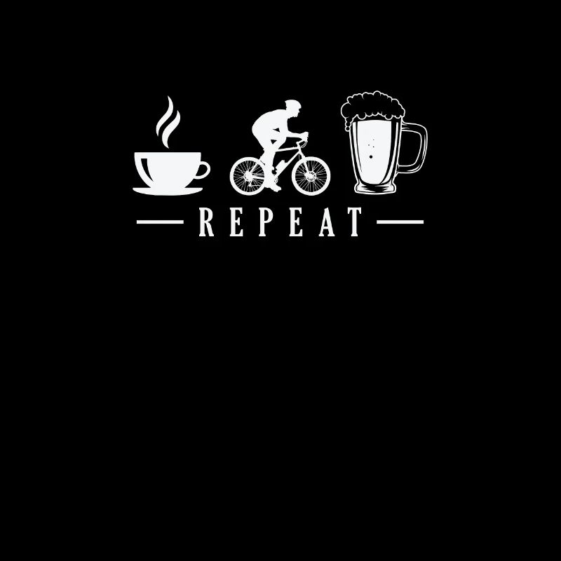 Café Vélo Bière Répéter Vélo Ride