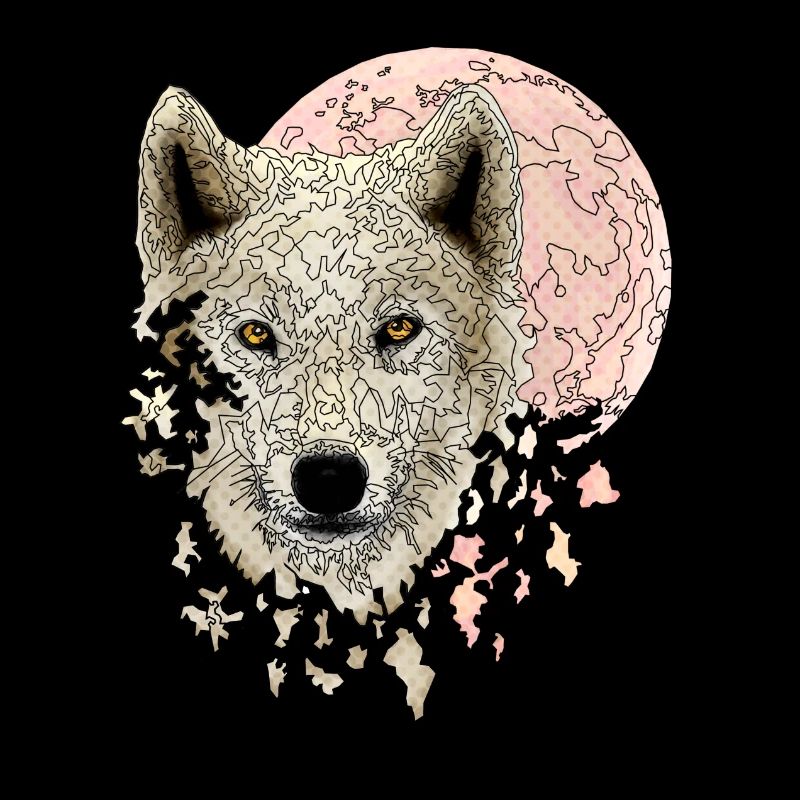 Wolf weiß