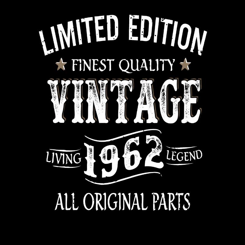 Édition limitée made in 1962 Vintage Original