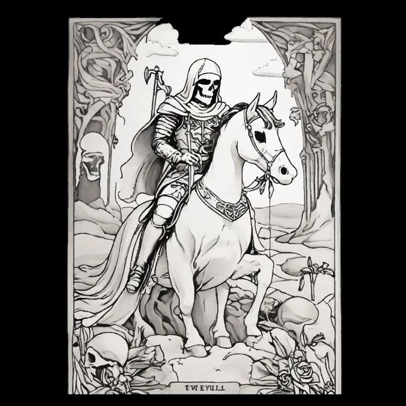 Todesreiter Tarot Illustration