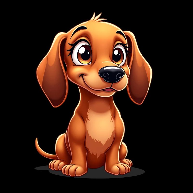 Cute Dachshund - Droll Dachshund
