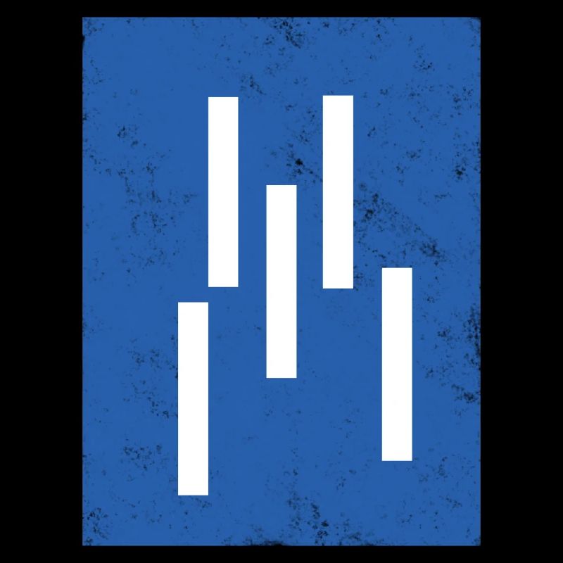 Composition abstraite de lignes verticales