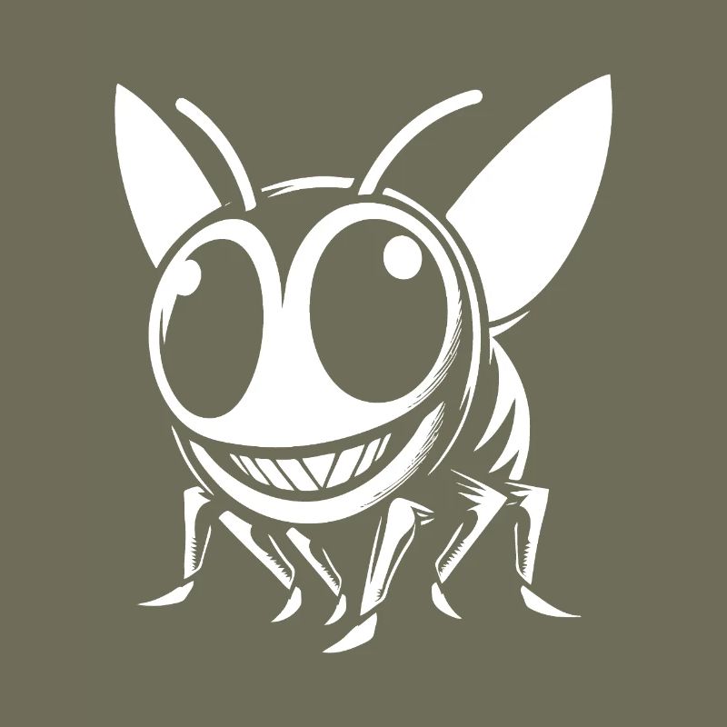 Funny Wasp Design – Comic Fun