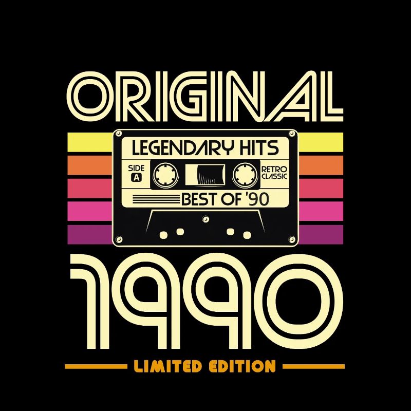 Originale Retro-Kassette von 1990