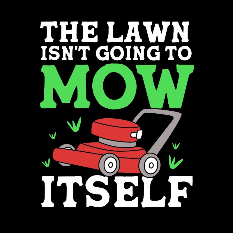 Lawn mower lawn (meadow)