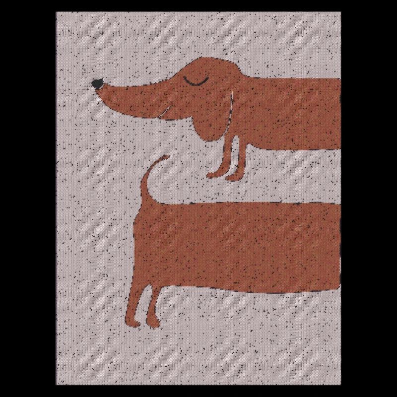 Dachshund Fabric Fabric