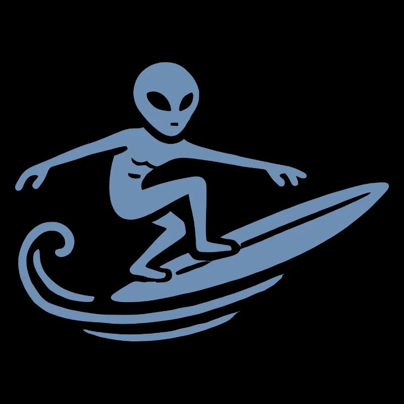 Alien Surfer Surf Planche de surf Surf d’été