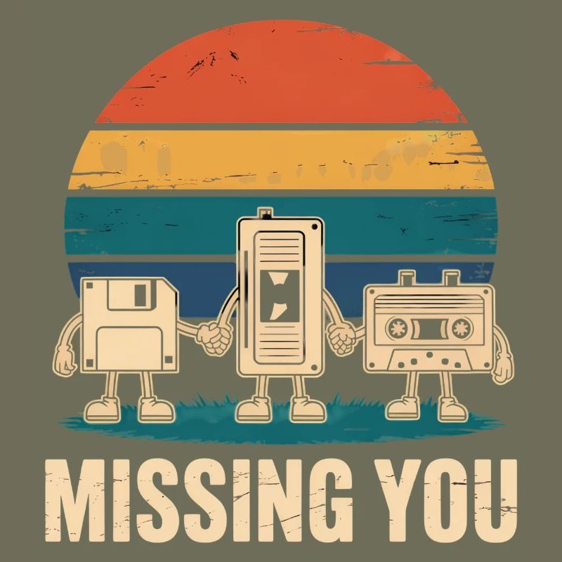 Cassette VHS Floppy Disc Floppy Disk Retro